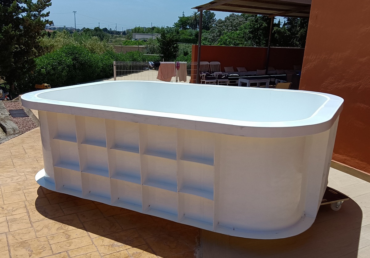 Mini piscinas elevadas para terrazas
